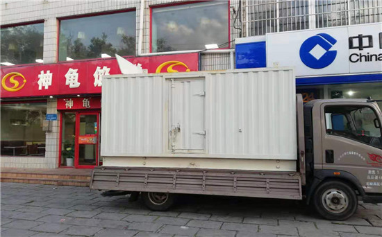 王下乡出租发电机施工案例